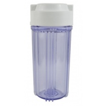 10'' Housing Clear IN-OUT 1/4'' Double O'ring