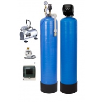 Aeration equipment 1035 CLACK WS1 with oil-free compressor and pulse counter