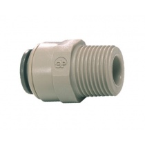 John Guest 3/16 x 1/4 bspt. str. Adaptor (PI010602S)