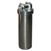 Stainless Steel Big Blue 10'' IN-OUT 1'' With Wrench and bracket