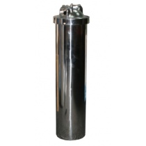 Stainless Steel Big Blue 20'' IN-OUT 1'' With Wrench and bracket