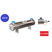 УФ фильтр с 8 лампами LUXE STYLE 55W = 440W, 3,0'', 21.6t / h max